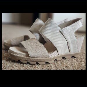 Sorel espadrilles wedge sandals, great condition, sz 10